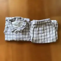 無印良品　120サイズ チェック柄 パジャマセット