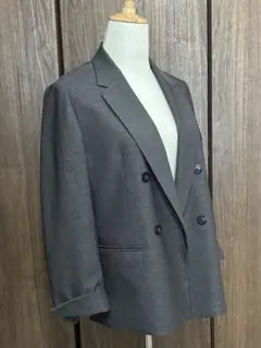 LOEFF サマーウール ダブルボタンショートジャケット - メルカリ