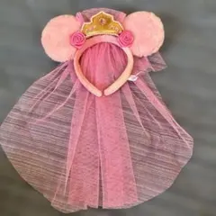 Disney　ディズニー　カチューシャ　ミニー　ピンク