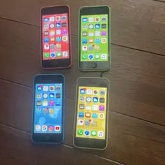 iPhone5c 4色4台まとめて
