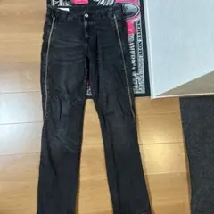 ZARA ダークグレー デニムパンツ