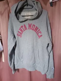 ヴィンテージChampion SANTA MONICAパーカー Mサイズ グレー