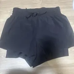 H&Mスポーツ ランニングパンツ インナーレギンス付き