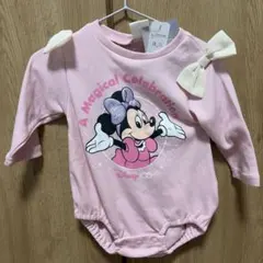 Disney 100 ミニー・マウスロンパース 80cm