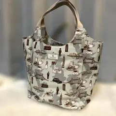 【美品】ROOTOTE SORTIE AMUSANTE トートバッグ ロンドン柄のサムネイル