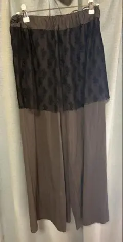 サマンサモスモス チュールレイヤードパンツ SamansaMos2 SM2