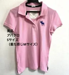 【美品】アバクロ パーフェクトストレッチ Sサイズ ボタン付 ポロシャツ