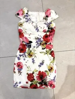 デイジークイーン　キャバ　フラワー　花柄　タイトドレス　ミニドレス　ミニワンピ