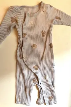 ジェラートピケ ドッグ柄ロンパース 2way