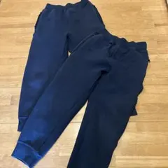 ユニクロ ネイビー 長ズボン 120cm ジッパーポケット付き
