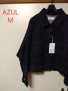 新品タグ付き　AZULブラックデニムジャケットM