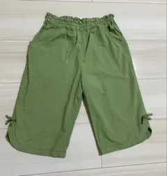 KPニットプランナー　グリーン ハーフパンツ 130cm