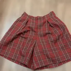 ROPÉ PICNIC KIDS 赤いチェック柄スカート 150