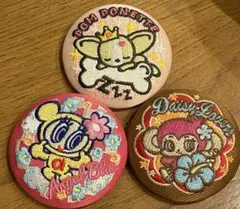 ナルミヤキャラクターズ 刺繍缶バッジ3点セット