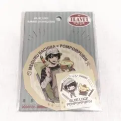 ブルーロック サンリオキャラクターズ トラベルステッカー 2枚セット 蜂楽 廻