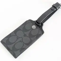 Coach ラゲッジタグ シグネチャー ブラック