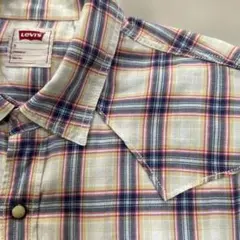 Levi's ウエスタンシャツ チェック柄 Sサイズ