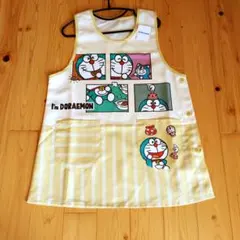 I'm Doraemon ストライプエプロン M〜Lサイズ
