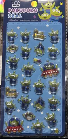 トイストーリー リトルグリーンメン プクプク シール
