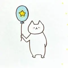 【153】【猫の絵】オリジナルアナログ手描き手書き創作自作アート作品イラスト原画