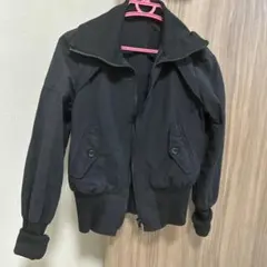 ジャケット　ブルゾン　フリーサイズ　黒