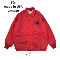 80s USA製 ヴィンテージ 裏地ボア コーチジャケット ドローコード 短丈