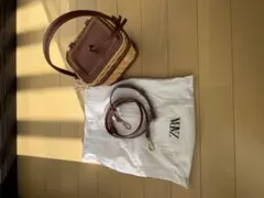 ZARAかごバッグ