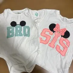 【2点セット】GAP SIS &BROTシャツロンパース