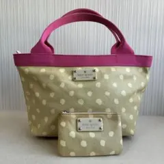 kate spade NEWYORK ハンドバッグ　ビニールコーティングのサムネイル