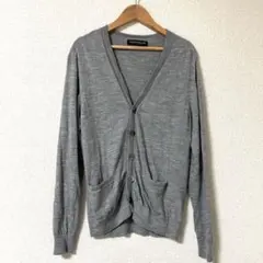 TOMORRWLAND tricot Ｖネックカーディガン　ウール　ハイゲージ