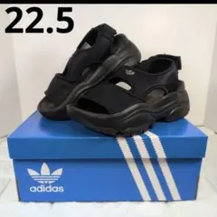22.5 アディダス 厚底サンダル 黒 軽量 オズガイア adidasのサムネイル