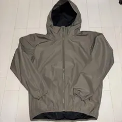 GU フード付ナイロンジャケット　カーキ　S