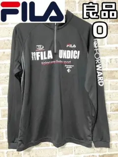 【24時間以内/匿名配送】フィラ メンズ 長袖 ハーフジップシャツ Oサイズ
