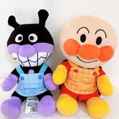 それいけ！アンパンマン エプロンぬいぐるみL バイキンマン ぬいぐるみ (b