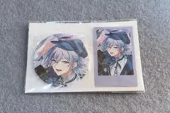 にじさんじ 誕生日グッズ 箔押し缶バッジ&チェキ風カード 城瀬いすみ