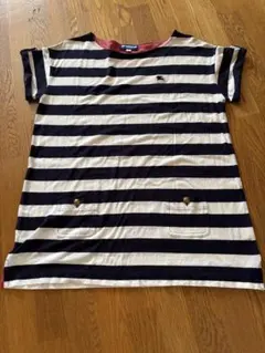 BLUE LABEL BURBERRY ボーダー 半袖Tシャツ 38のサムネイル