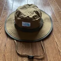キッズ　ノースフェイス　ハット　ダークベージュ　ＫＭ