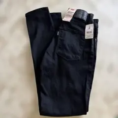 Levi's 721 ハイライズスキニーブラックデニム26インチ新品未使用タグ付