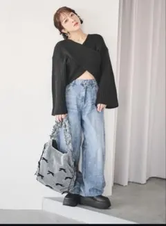 辻希美 angecharme しまむら コラボ トートバッグ