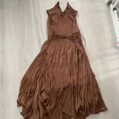 FRAY I.D ブラウン ロングワンピース サイズ0