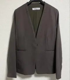 ＜パウダーツイルセットアップ＞ノーカラージャケット