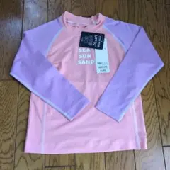 GU キッズ ラッシュガード 110 ピンク
