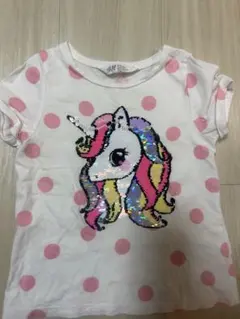 ユニコーン　スパンコールTシャツ