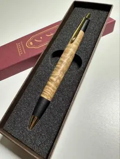 【希少】ボナンペン 槐(縮杢・虎杢) 真鍮金具