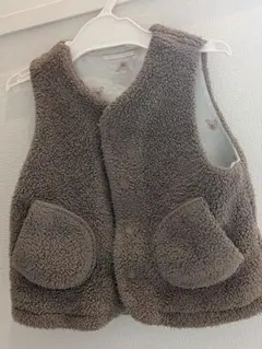 UNIQLO ベビー ベスト 100cm ブラウン