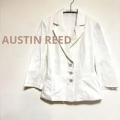 ★オースチンリードAUSTIN REED ホワイトテーラードジャケット リボン付
