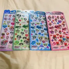 正規品　うるちゅるポップシール パワーパフガールズ　パワパフ　4種セット