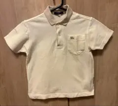 BURBERRY ポロシャツ 109cm クリーム色 半袖