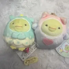 すみっコぐらし てのりぬいぐるみ ぺんぎん？　モンスター　クリオネ　2点セット