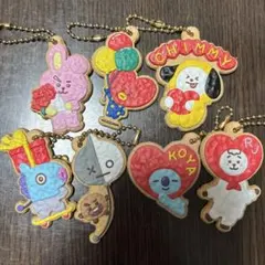 BT21 クッキーチャームコット7点セット